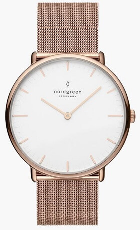 Nordgreen Native Scandinavian Rose Gold Analog Watch